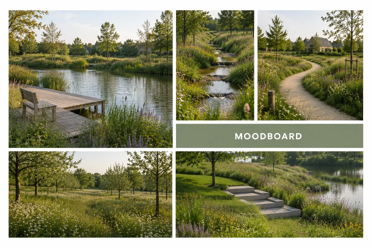 Daalhof Borgloon — moodboard beplanting en materialen 2