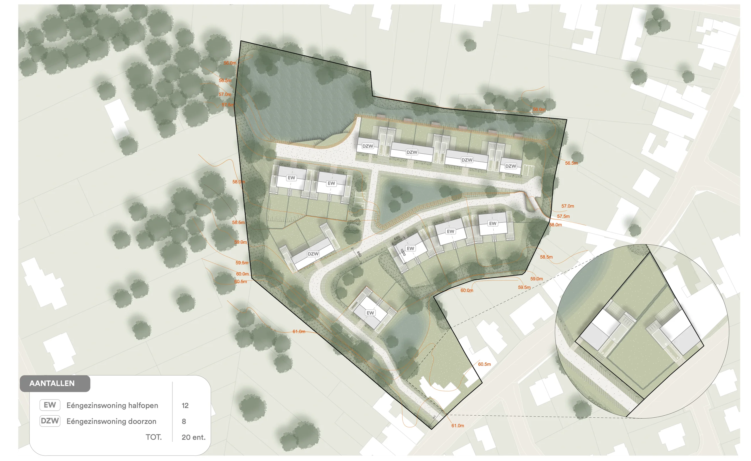 Daalhof Borgloon — masterplan / ontwerpplan 3