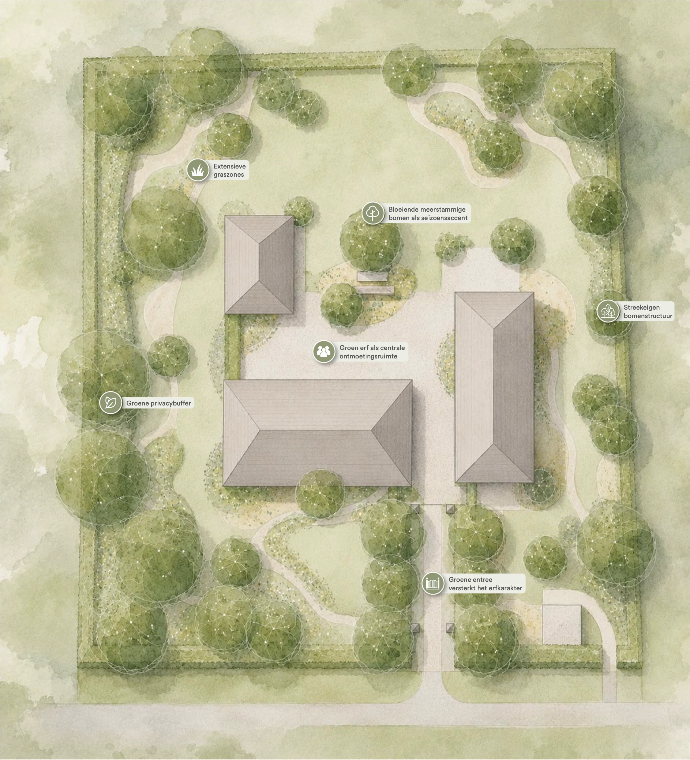 Droomland Bouwel — masterplan / ontwerpplan 1