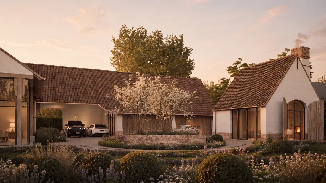 Droomland in Bouwel — Private tuin door Studio Buiten