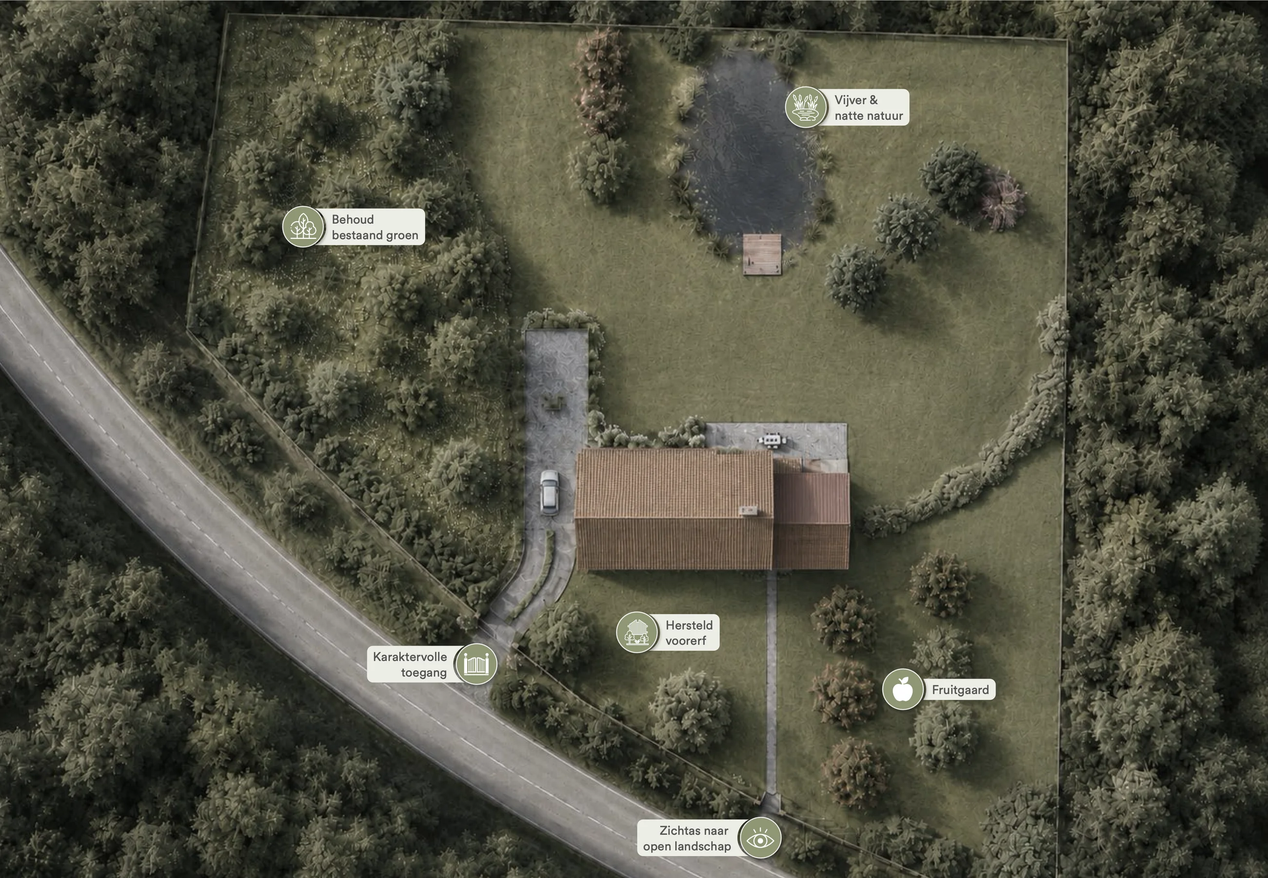 Snippelingen Bouwel — masterplan / ontwerpplan 1