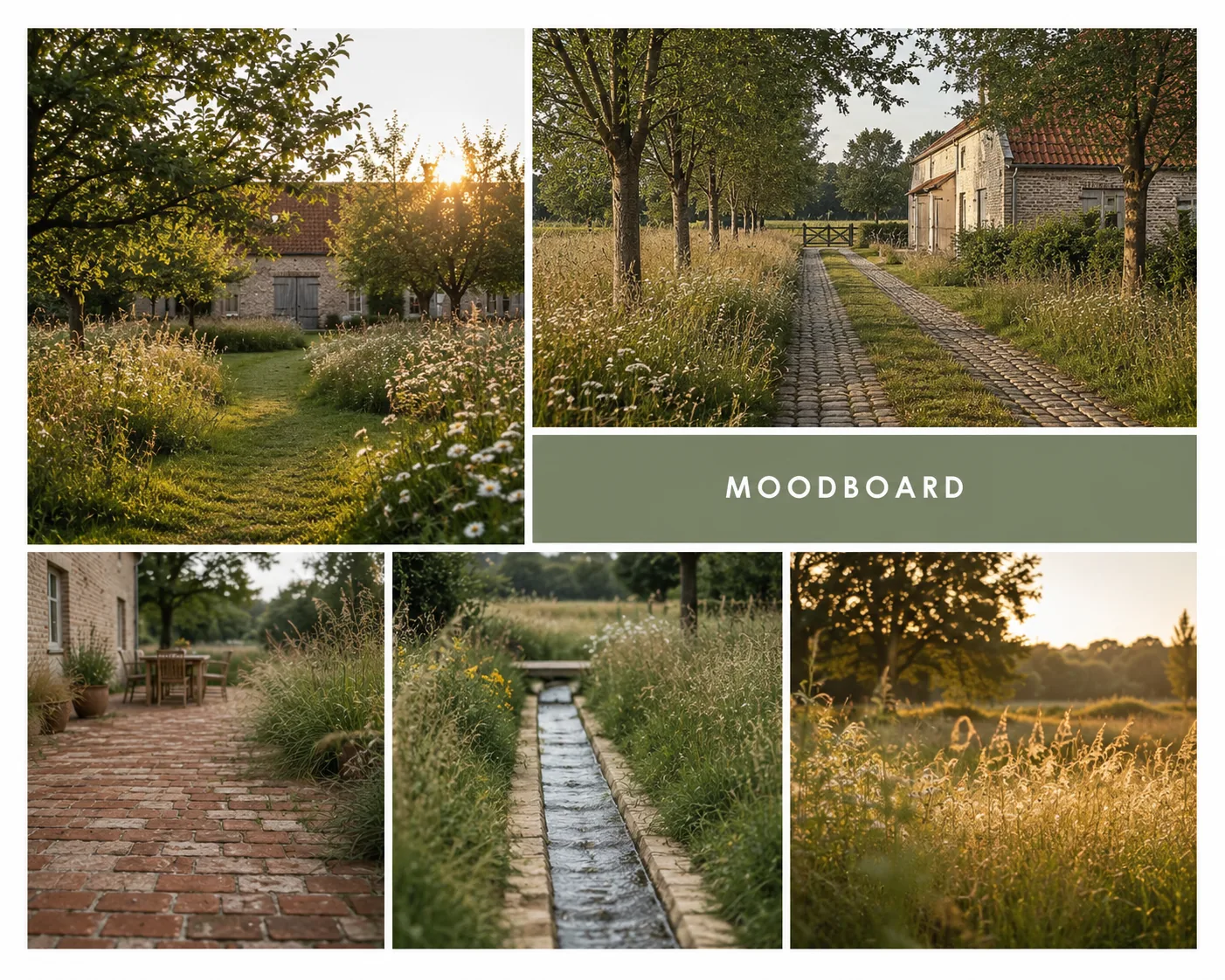 De Voorhoeve Grobbendonk — moodboard beplanting en materialen 2