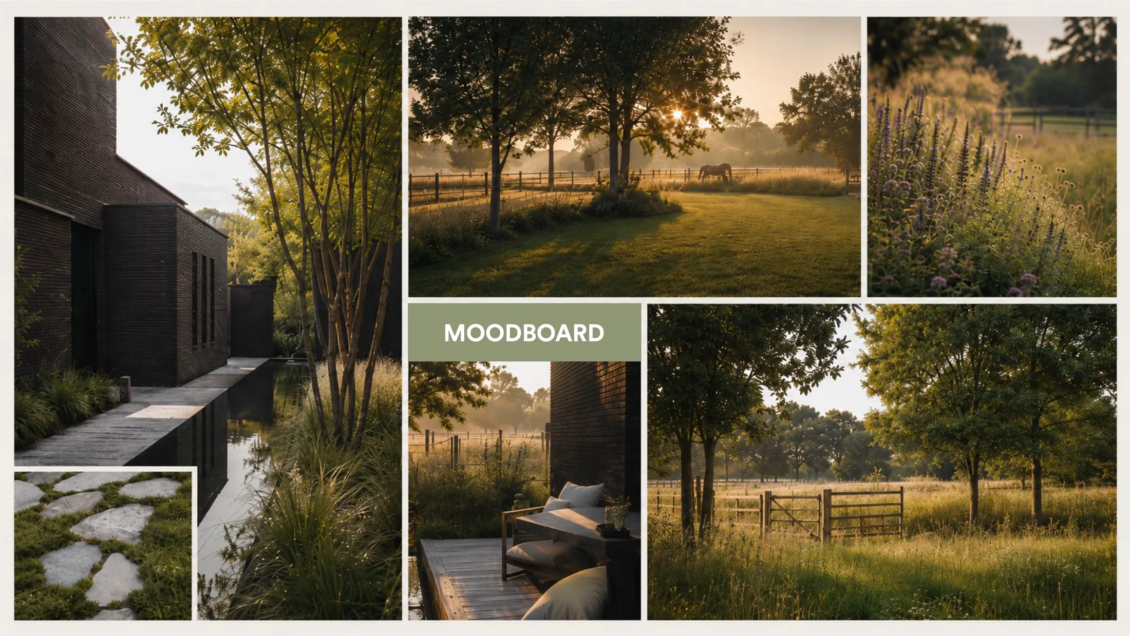 Van De Poel Herenthout — moodboard beplanting en materialen 2
