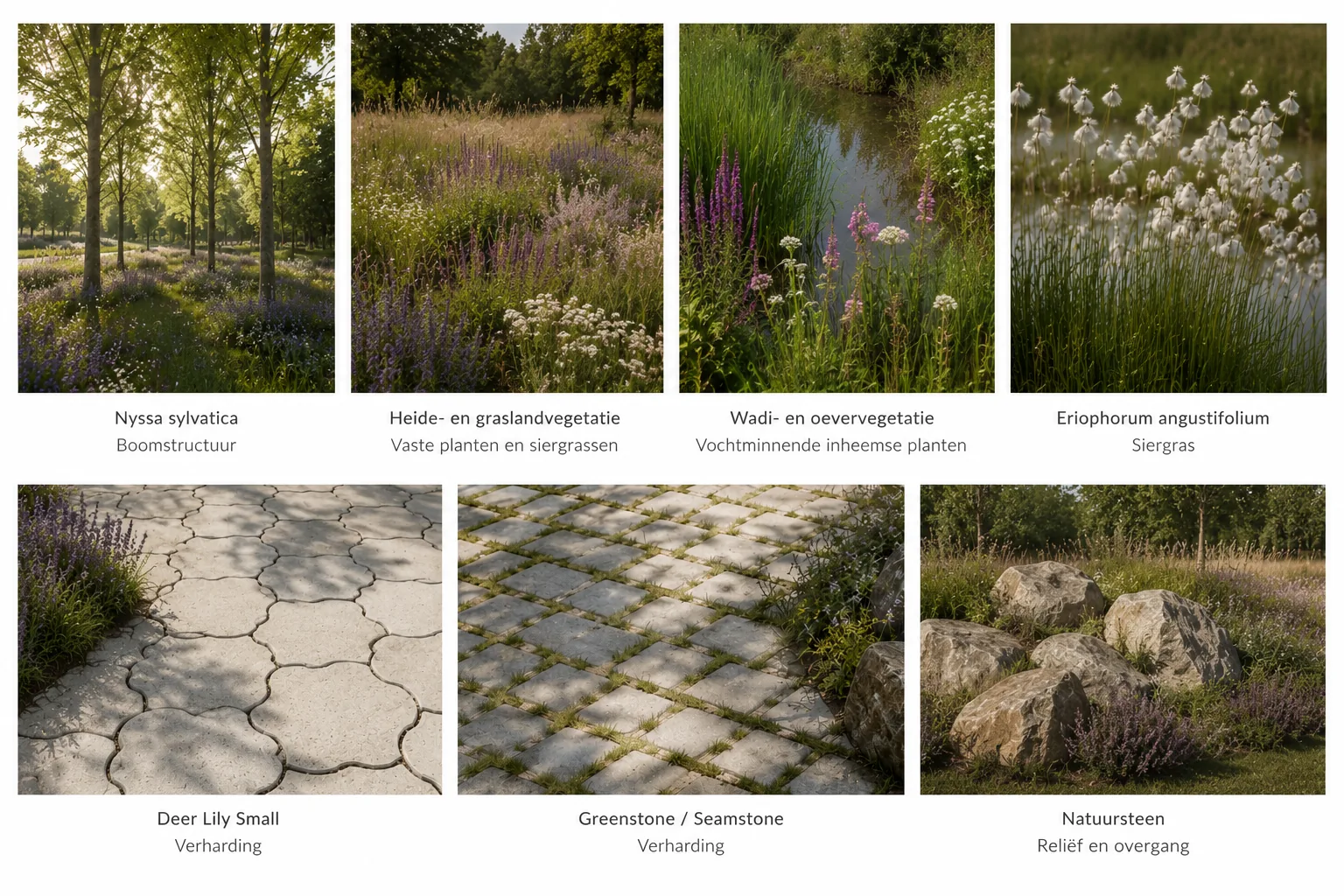 Brabo Nijlen — moodboard beplanting en materialen 1