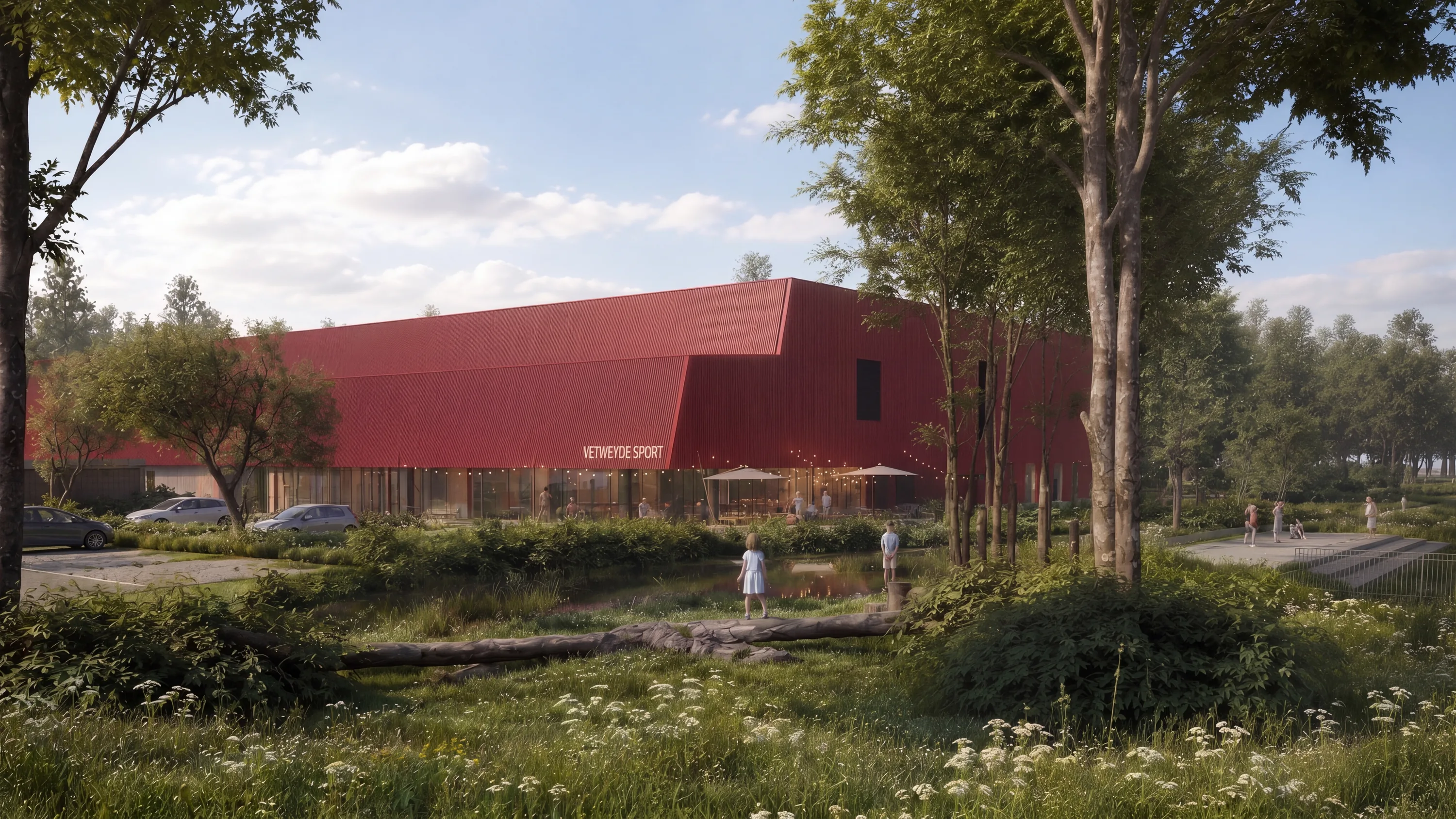 Sporthal Opwijk — render 1