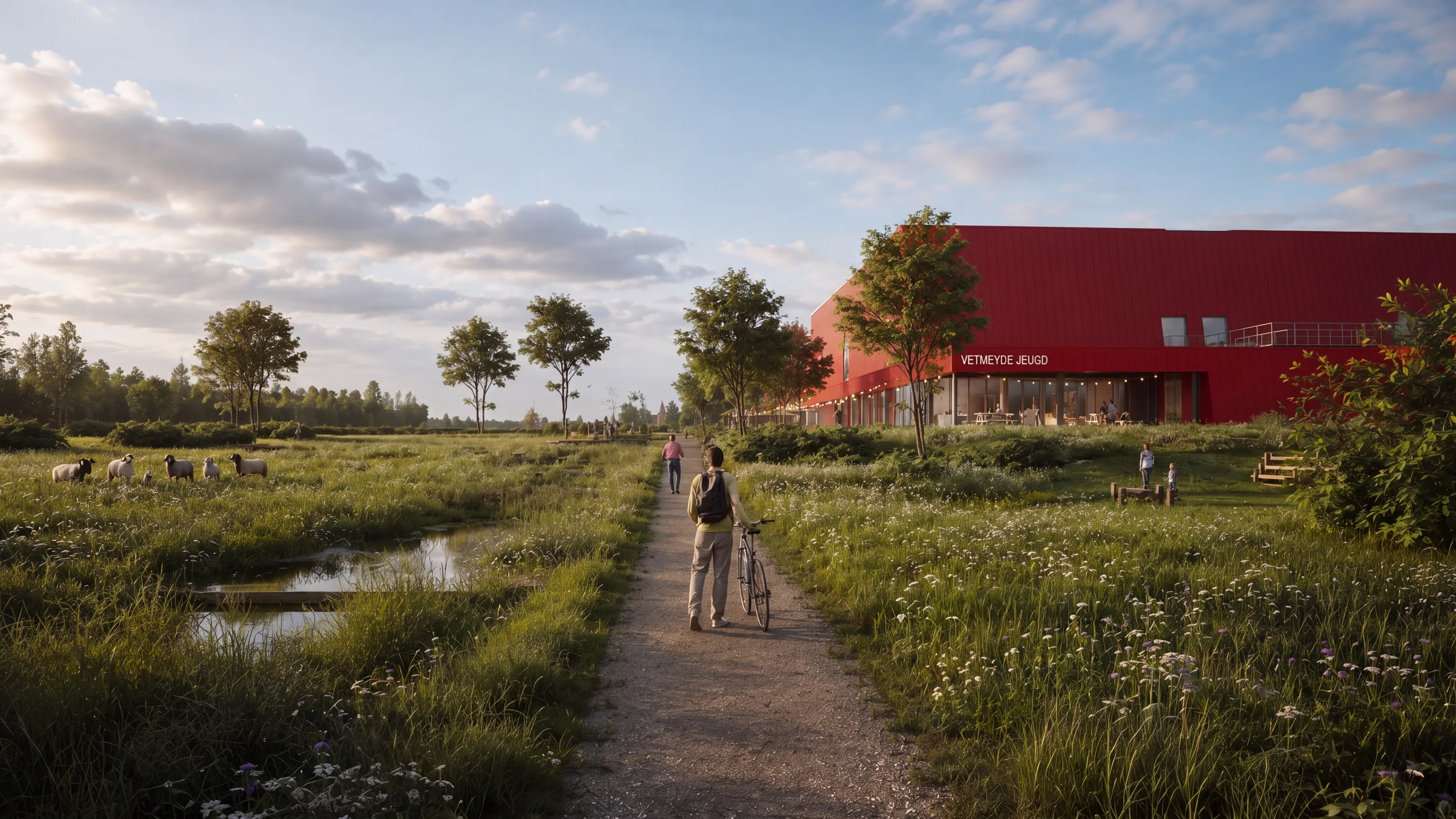 Sporthal Opwijk — render 2