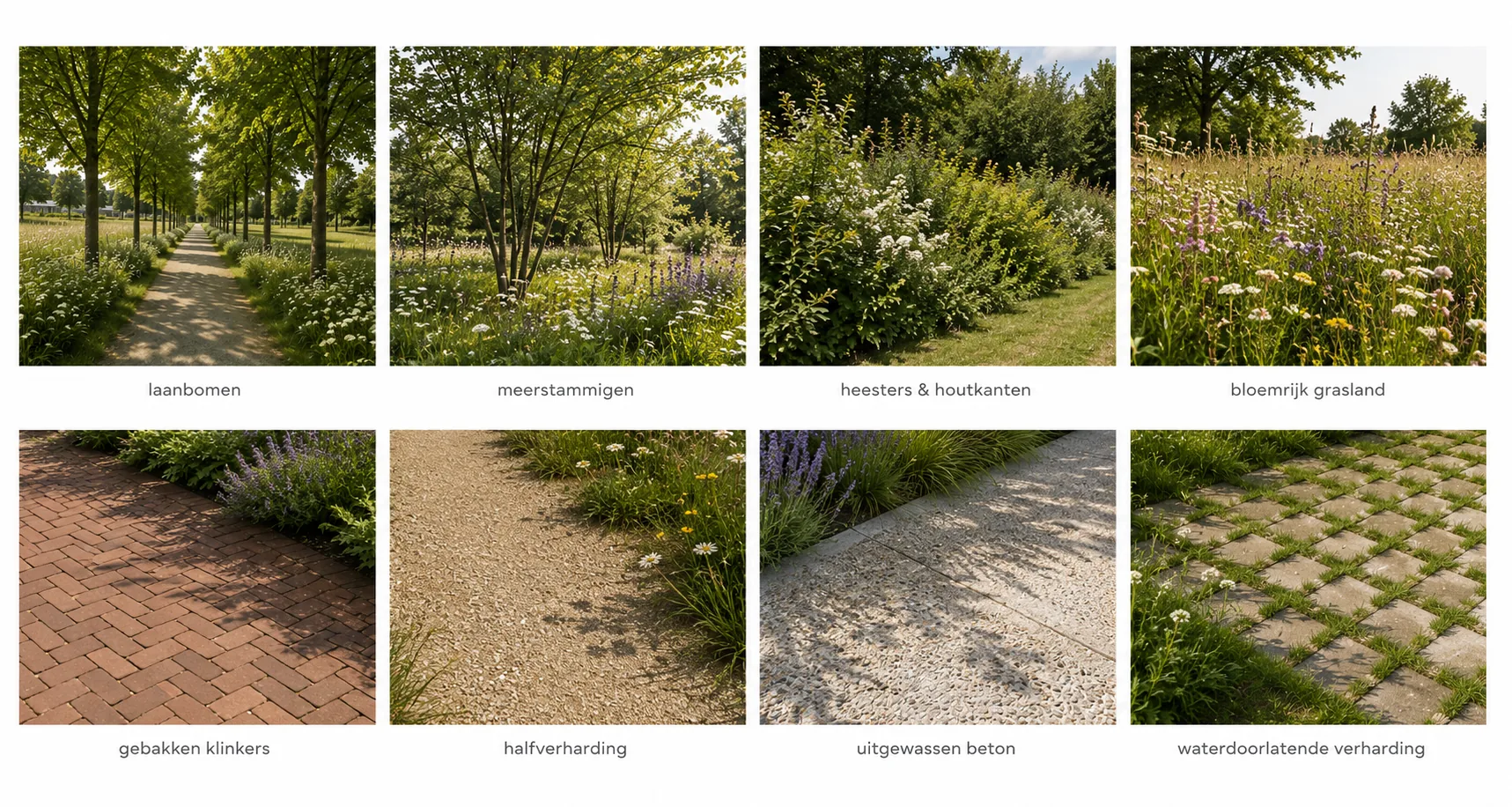 Lindedorp Peer — moodboard beplanting en materialen 1