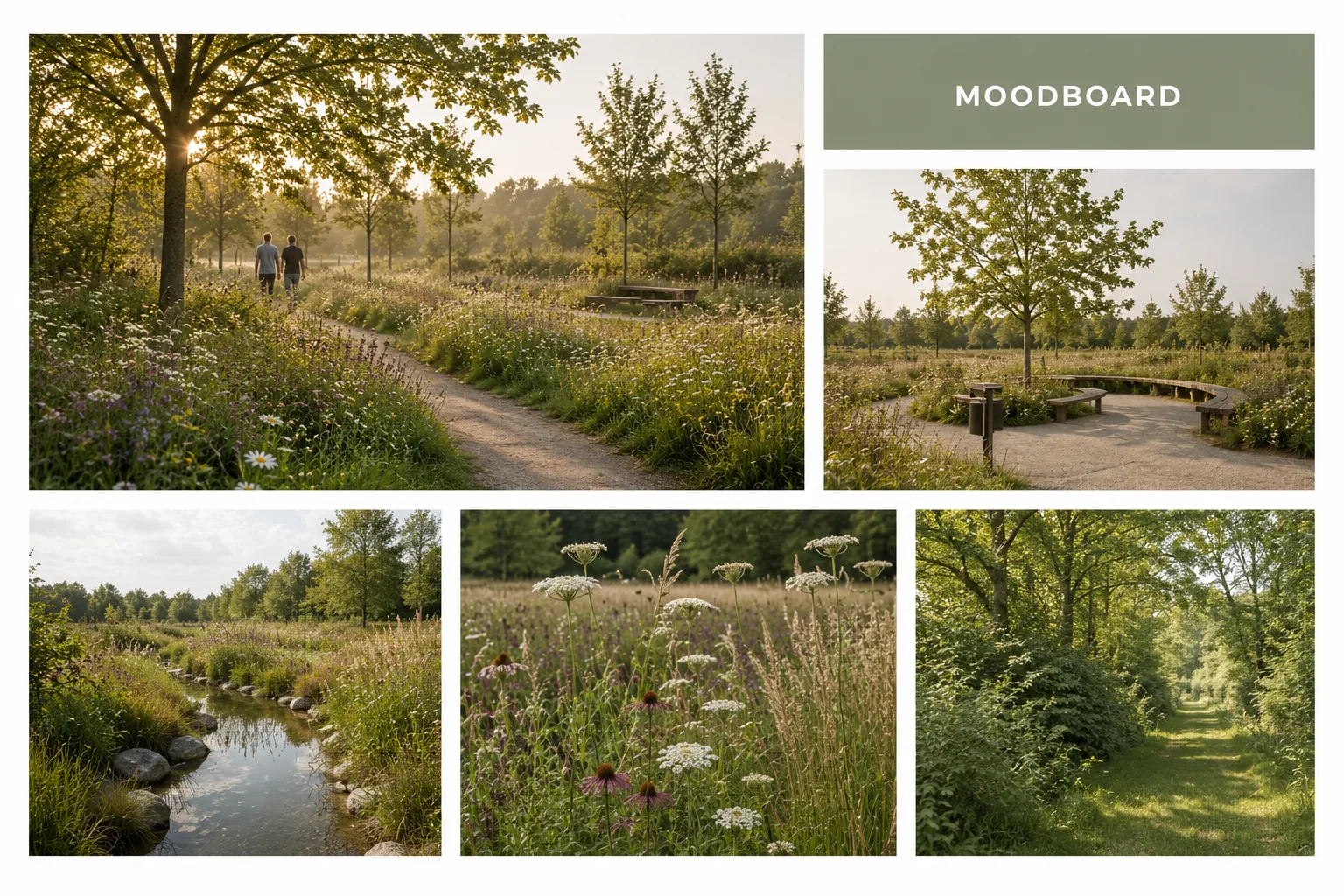 Lindedorp Peer — moodboard beplanting en materialen 2