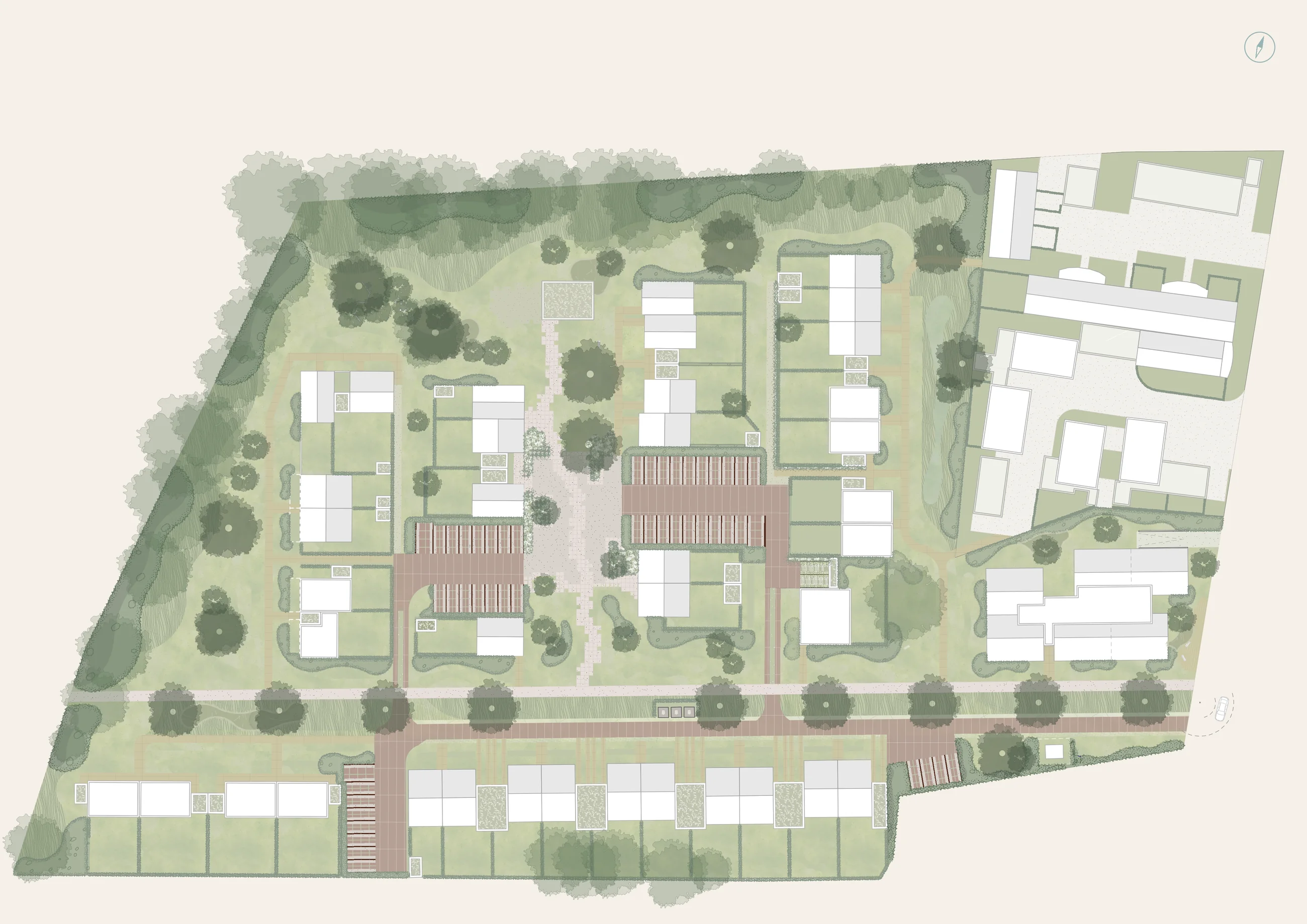 Lindedorp Peer — masterplan / ontwerpplan 1