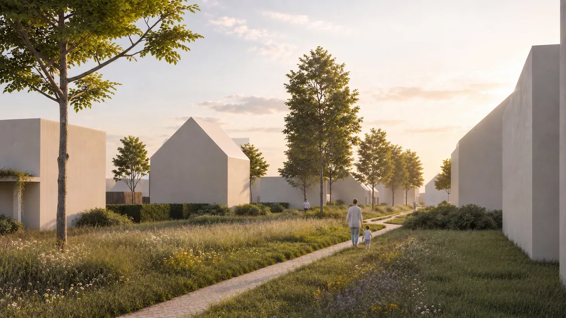 Lindedorp in Peer — Landschap door Studio Buiten