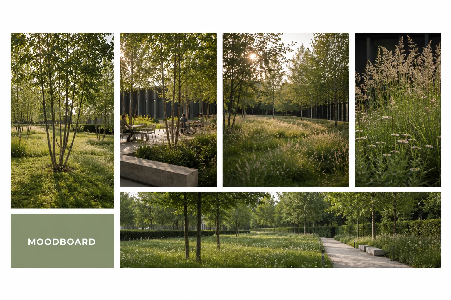 Van Genechten Turnhout — moodboard beplanting en materialen 2